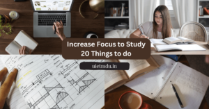 Increase Focus to Study 20 Things to do