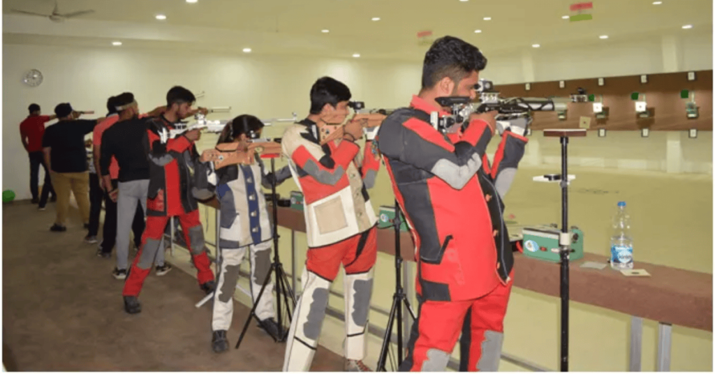 Shooting range in DAV College Yamunanagar