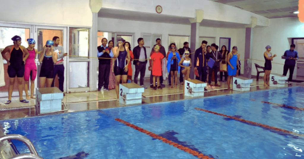 swimming pool in DAV College Yamunanagar