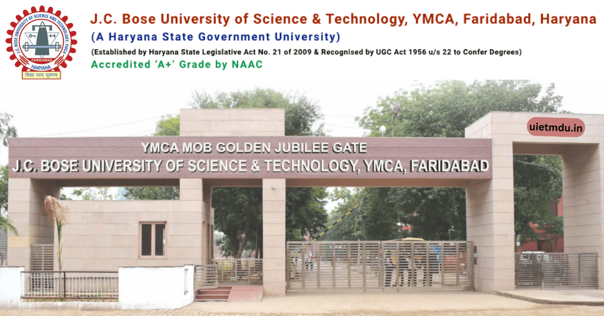 J.C. Bose University of Science and Technology, YMCA, Faridabad
